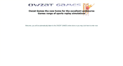 Desktop Screenshot of owzatgames.com