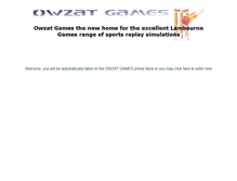 Tablet Screenshot of owzatgames.com